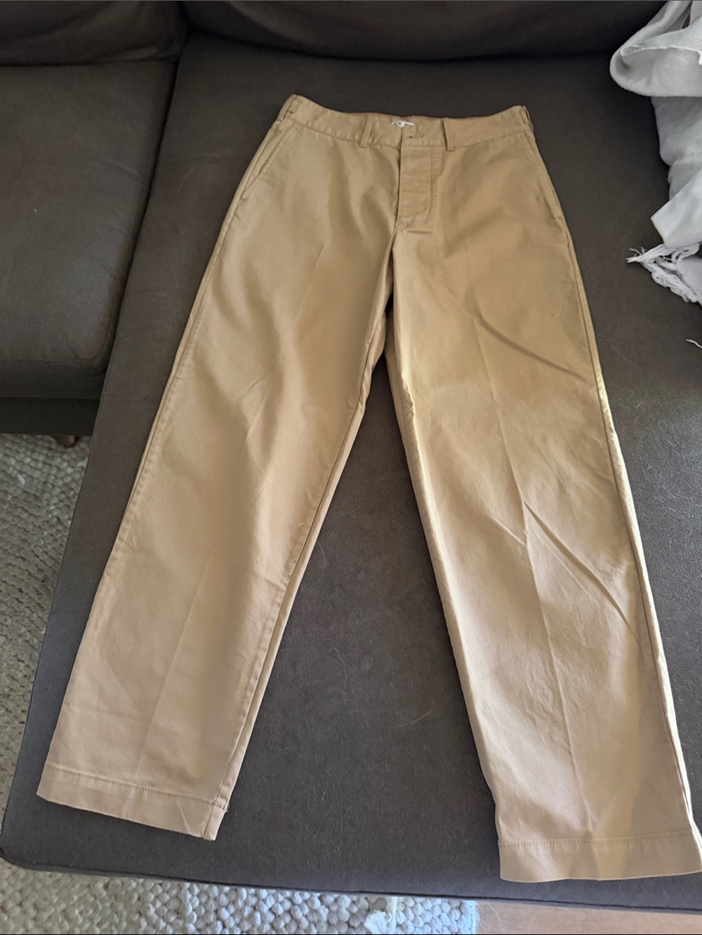 Alex Mill Women's ankle Chino Pants in Tan